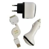 LOT chargeur 3en 1 pour Iphone3G/3GS/4G