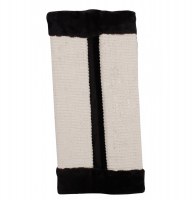 Griffoir mural d'angle pour chats - marron - l 50 cm x l 23 cm -