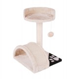 Arbre à chat - beige - 1 plateforme