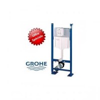 Bâti-support Rapid SL Grohe + plaque chromée