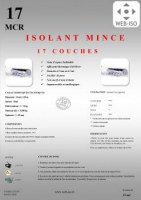 Isolant reflecteur 17 couches