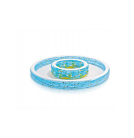 Piscine gonflable double fontaine - intex - piscines et jeux d'eau