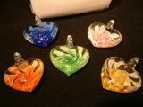 Bijoux en verre ( pendentifs)