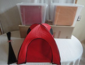 Lot de tente pour chien