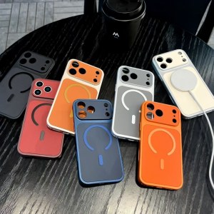 Coque MagSafe iPhone 17 Pro Max coque bonbon mate en gros coque téléphone