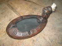 Cendrier ethnique terra cotta