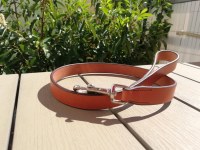 Lot de laisses pour chiens de qualité en cuir pleine fleur