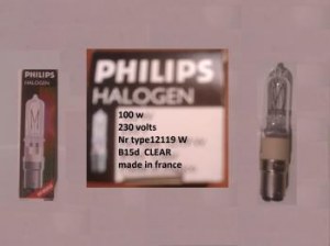 AMPOULE halogene pour projecteur