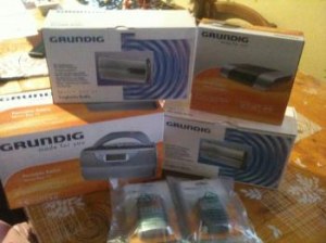 Lot radio grundig