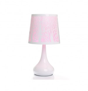 Lampe tactile arbres - rose - système d'allumage au toucher