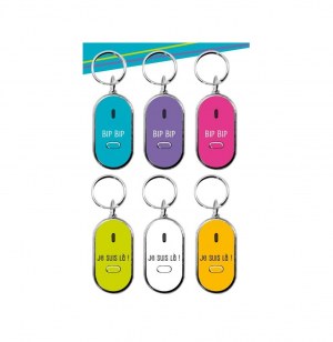 Porte clé "sifflez, c'est trouvé !" - ne perdez plus jamais vos clé