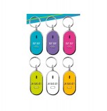 Porte clé "sifflez, c'est trouvé !" - ne perdez plus jamais vos clé