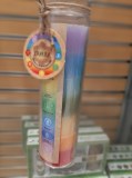 Bougies de méditation 7 parfums 7 couleurs Chakra