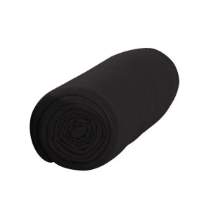 Drap housse 140 x 190 cm - réglisse - 100% coton 57 fils