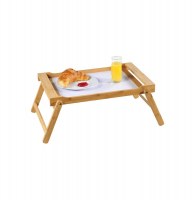 Plateau pliable en bambou