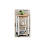 Desserte de cuisine en métal avec pieds réglables - meuble de cuisin