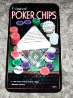 Boites 100 Jetons numérotés poker pro Texas holdem