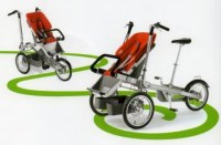 Superbe innovation le Vélo Poussette de Taga