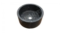 Marbre Noir Vasque Modèle Petit Cylindre