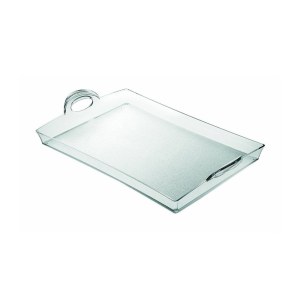 Plateau rectangulaire transparent - guzzini
