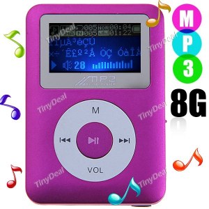 Lecteur numérique Mp3 avec ecran LCD+ 8 GB