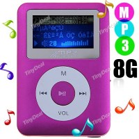 Lecteur numérique Mp3 avec ecran LCD+ 8 GB