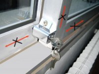 Serrure baie vitrée coulissante window sach lock