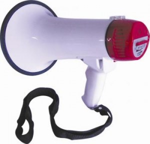 DISTRIBUTEUR MEGAPHONE 20W AVEC BATTERIE + SIRENE