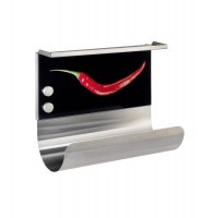 Porte essuie-tout avec tableau magnétique - piment