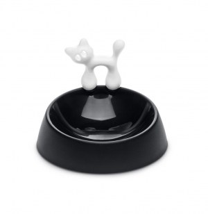 Ecuelle pour chat miaou - noir - koziol