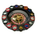 Jeu de roulette à boire avec 16 verres à shot et 2 billes