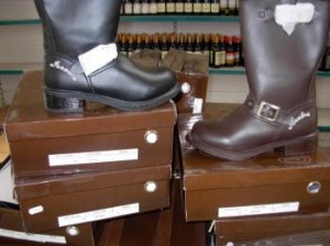 Pallette de bottes fasson cuir