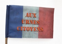 Election présidentielle : drapeau vintage