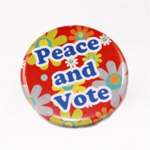 Election présidentielle : Badges ludiques et humoristiques