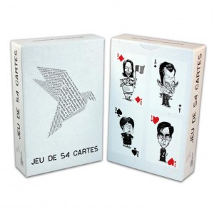 Election présidentielle : Jeux de 54 cartes caricactures