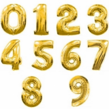 Top vente Ballon en forme de chiffre en aluminium gonflable 40 cm
