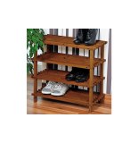 Range chaussure bois - meuble de rangement