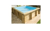Lot de piscines en bois - neuves - 3 unités