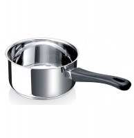 Casserole en acier inox - polo - 18 cm - cuisson