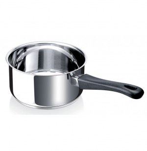 Casserole en acier inox - polo - 18 cm - cuisson