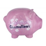 Tirelire chamallows - haribo - rose