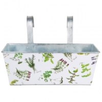 Jardinière en zinc - accessoire de jardin