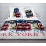 Parure de couette 100% coton 57 fils - 220 x 240 cm - brooklyn