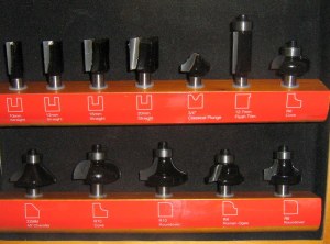 Coffret bois 12 mèches défonceuse HM