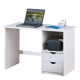 Bureau en bois - sinus - blanc