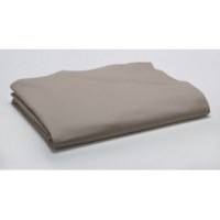 Drap plat 240 x 300 cm coton - linge de lit - beige mastic