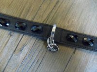 Lot Colliers chiens - Cuir Noir + Onyx - Ht de Gamme