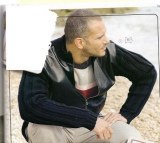 GILRET CUIR LAINE COTON HOMME