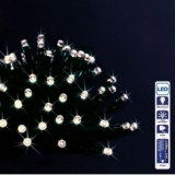 Guirlande lumineuse - 80 led - blanc chaud