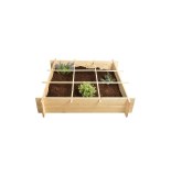 Carré à potager en bois - cube de plantation